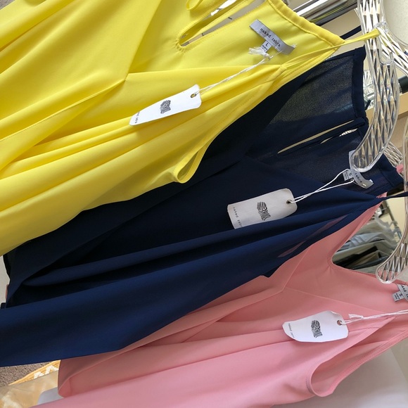 Clearance 🎉Naked Zebra Canary Yellow Blouse - Picture 6 of 7